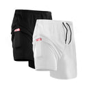 Kit 2 Shorts Compressão 2 em 1 - PROFIT APEX [COMPRE 1, LEVE2]